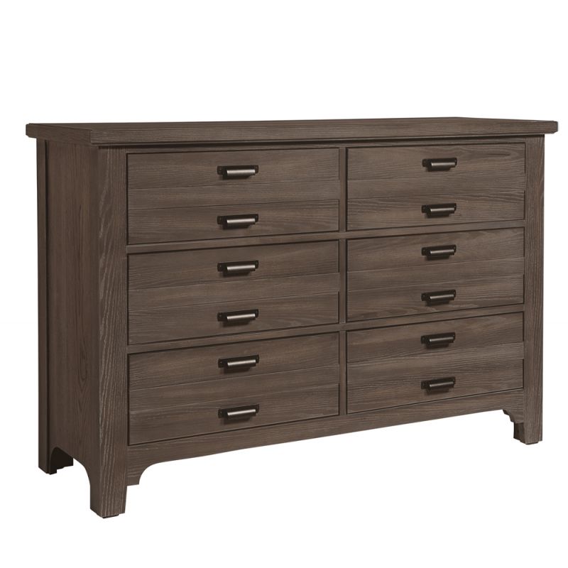 Vaughan Bassett - Bungalow Double Dresser with 6 Drawers in Folkstone - 740-001