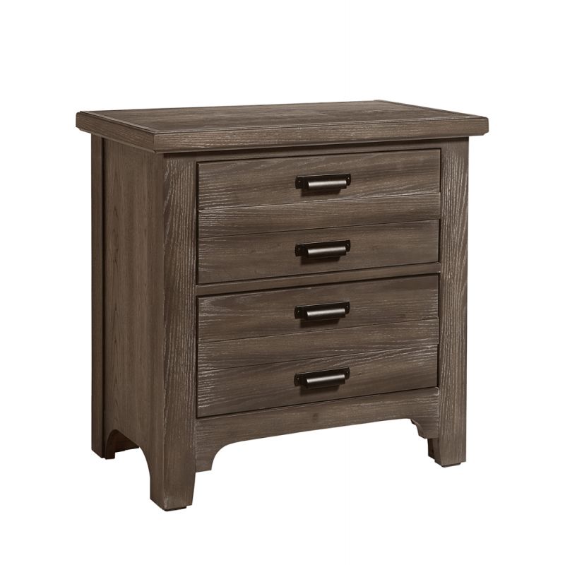 Vaughan Bassett - Bungalow Night Stand with 2 Drawers in Folkstone - 740-227