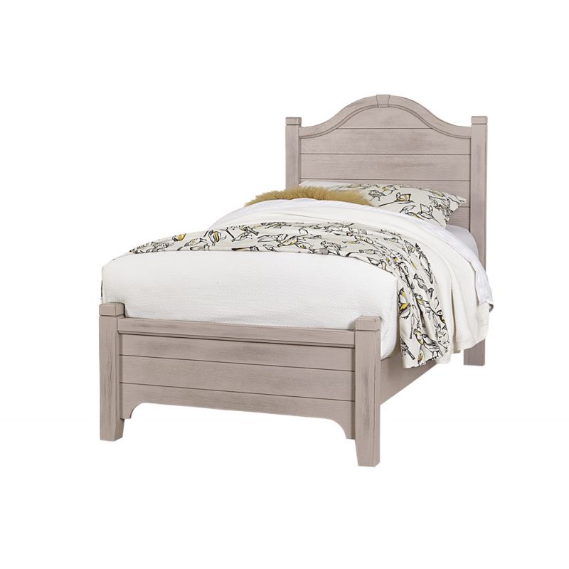 Vaughan Bassett - Bungalow Twin Arched Bed in Dover Grey/Folkstone - 741-338-833-900