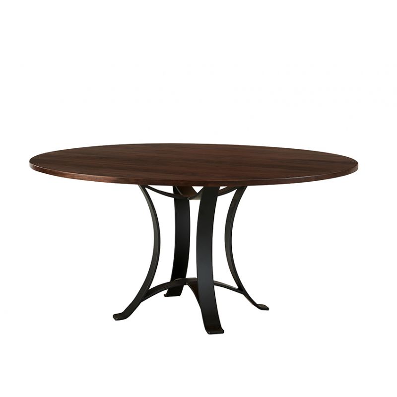 Vaughan Bassett - Crafted Cherry - Artisan and Post 60 Inch Round Table W/ Metal Base - 150-060-200