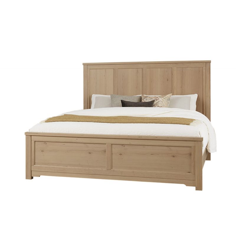 Vaughan Bassett - Crafted Cherry - Artisan and Post Cal King Six Panel Bed - 154-668-866-944-MS2