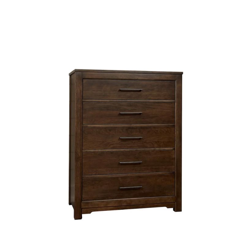 Vaughan Bassett - Crafted Cherry - Artisan and Post Chest With 5 Drawers - 150-115