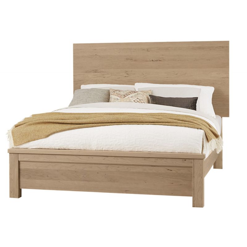 Vaughan Bassett - Crafted Cherry - Artisan and Post Queen Plank Bed - 154-559-955-922