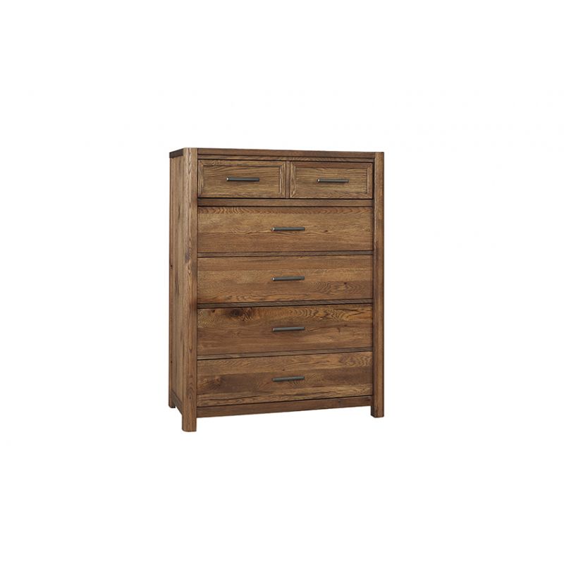 Vaughan Bassett - Crafted Oak - LMCo Home Chest With 5 Drawers - 790-115