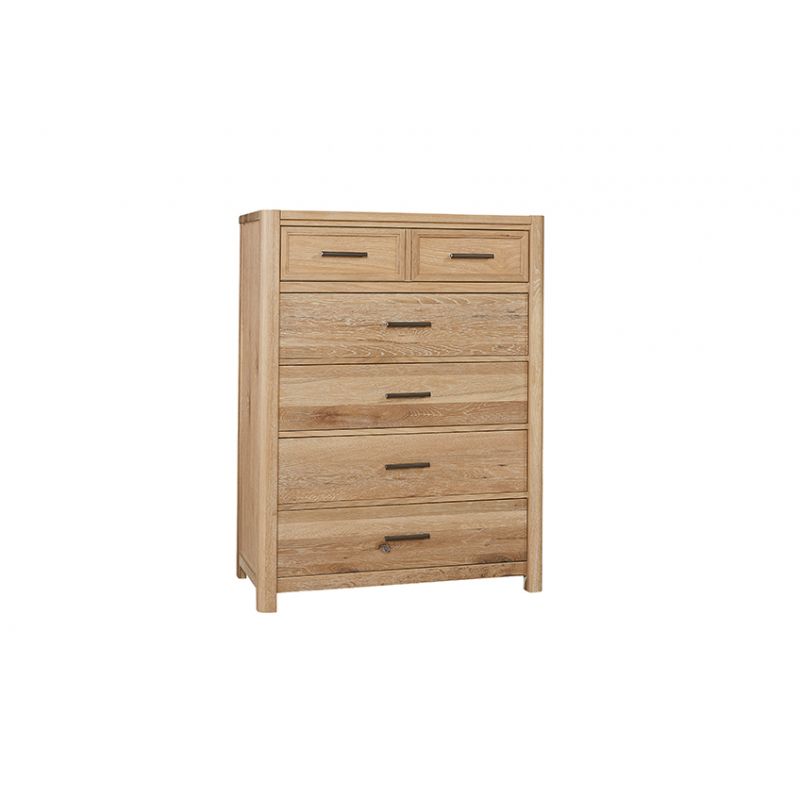 Vaughan Bassett - Crafted Oak - LMCo Home Chest With 5 Drawers - 795-115