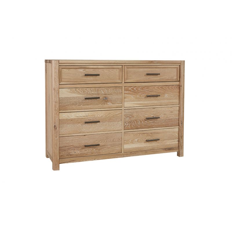 Vaughan Bassett - Crafted Oak - LMCo Home Dresser With 8 Drawers - 795-003