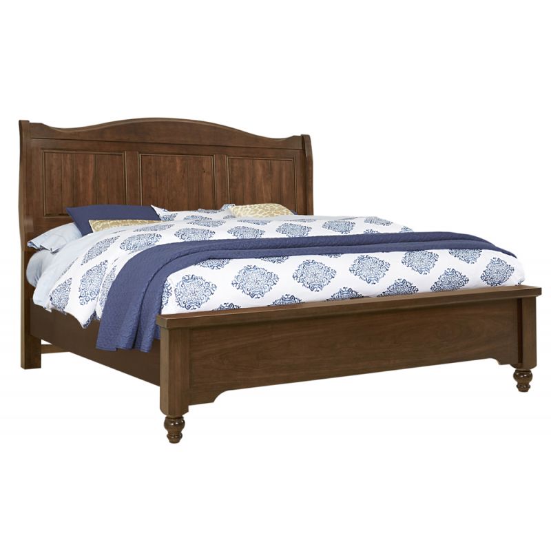 Vaughan Bassett - Heritage California King Sleigh Bed in Amish Cherry - 110-663-166-744-MS2