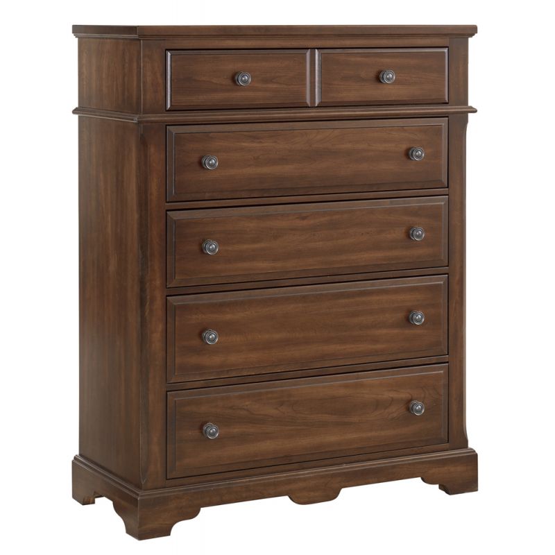 Vaughan Bassett - Heritage Chest with 5 Drawers in Amish Cherry - 110-115