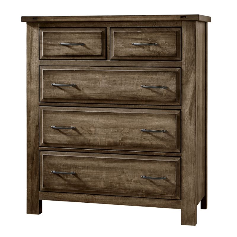 Vaughan Bassett - Maple Road Chest with 5 Drawers in Maple Syrup - 117-115