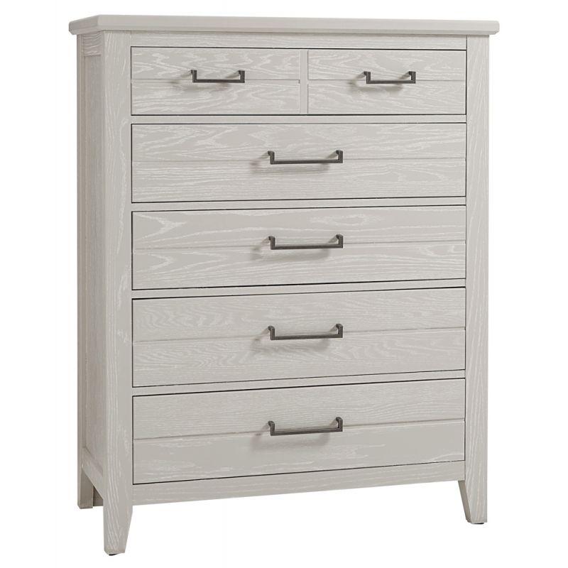 Vaughan Bassett - Passageways Chest with 5 Drawers in Oyster Grey - 144-115