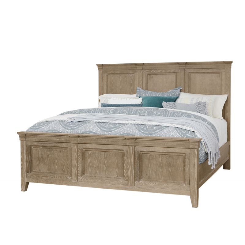 Vaughan Bassett - Passageways King Mansion Bed With Mansion Footboard in Deep Sand - 141-669-966-833-MS2