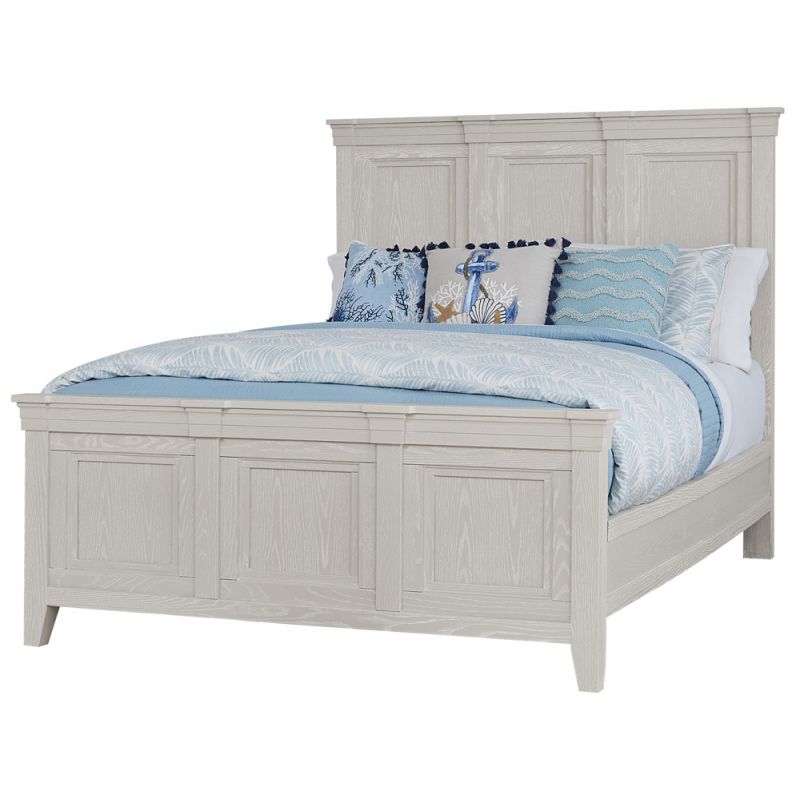 Vaughan Bassett - Passageways King Mansion Bed With Mansion Footboard in Oyster Grey - 144-669-966-833-MS2