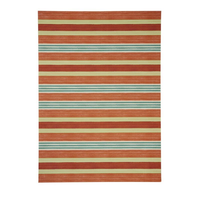 Waverly - Sun N Shade SND71 Red 10'x13' Oversized Indoor-outdoor Rug - SND71-99446476142_CLOSEOUT