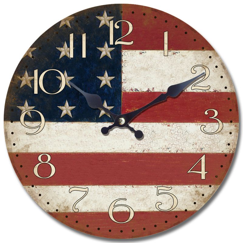 Yosemite Home Decor - Circular Wooden Wall Clock - CLKA7189
