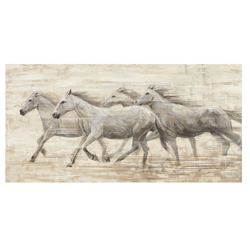 Yosemite Home Decor - Horses in the Wind Original Hand Painted Wall Art - ARTAE1896