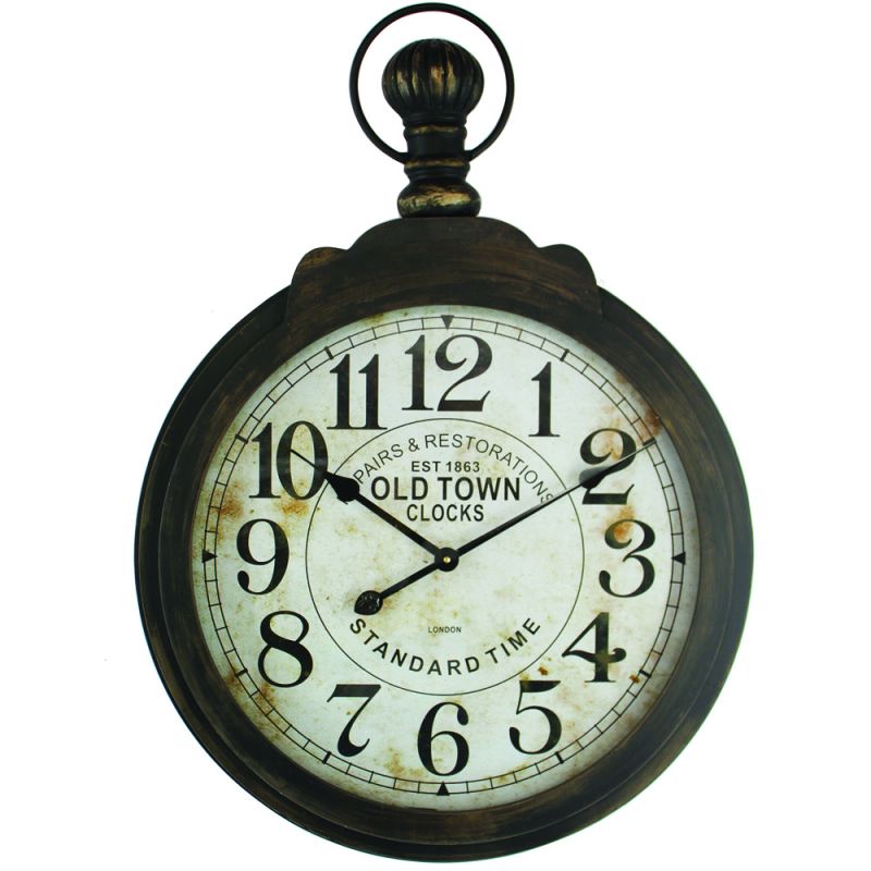 Yosemite Home Decor - Old Town Wood Clock in Brown - CLKB2A147