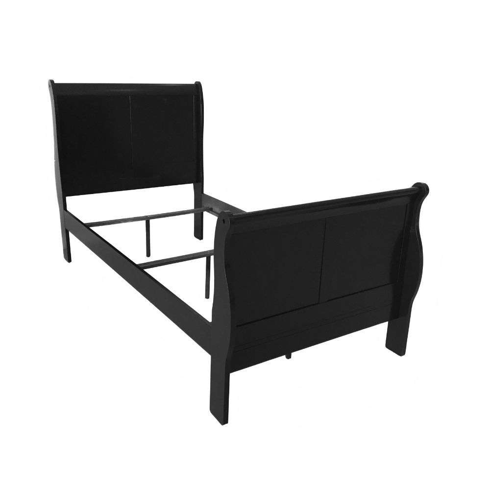 Acme Furniture Louis Philippe III King Size Bed 19497EK Black