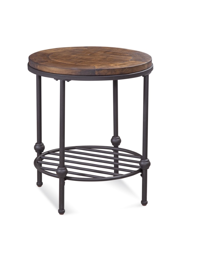 Bassett Mirror Emery Round End Table, Elation Round End Table