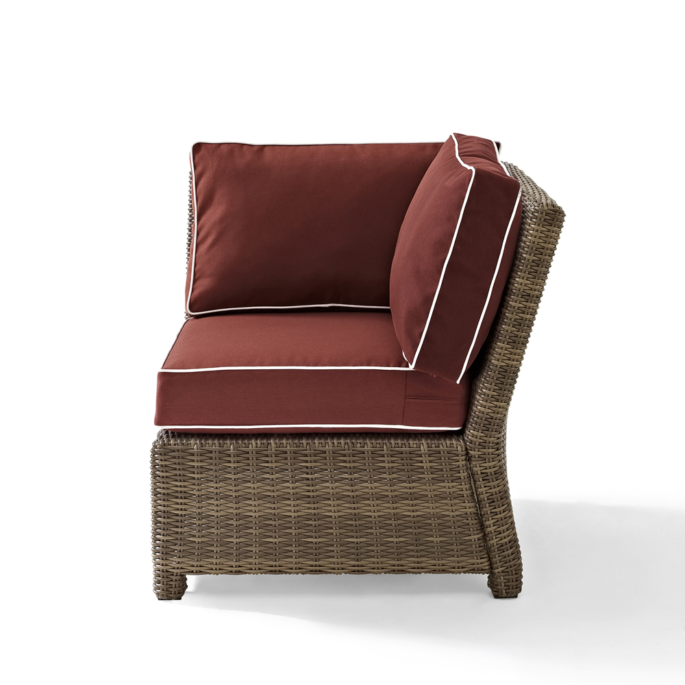 Crosley Furniture - Bradenton Outdoor Wicker Sectional Corner Chair