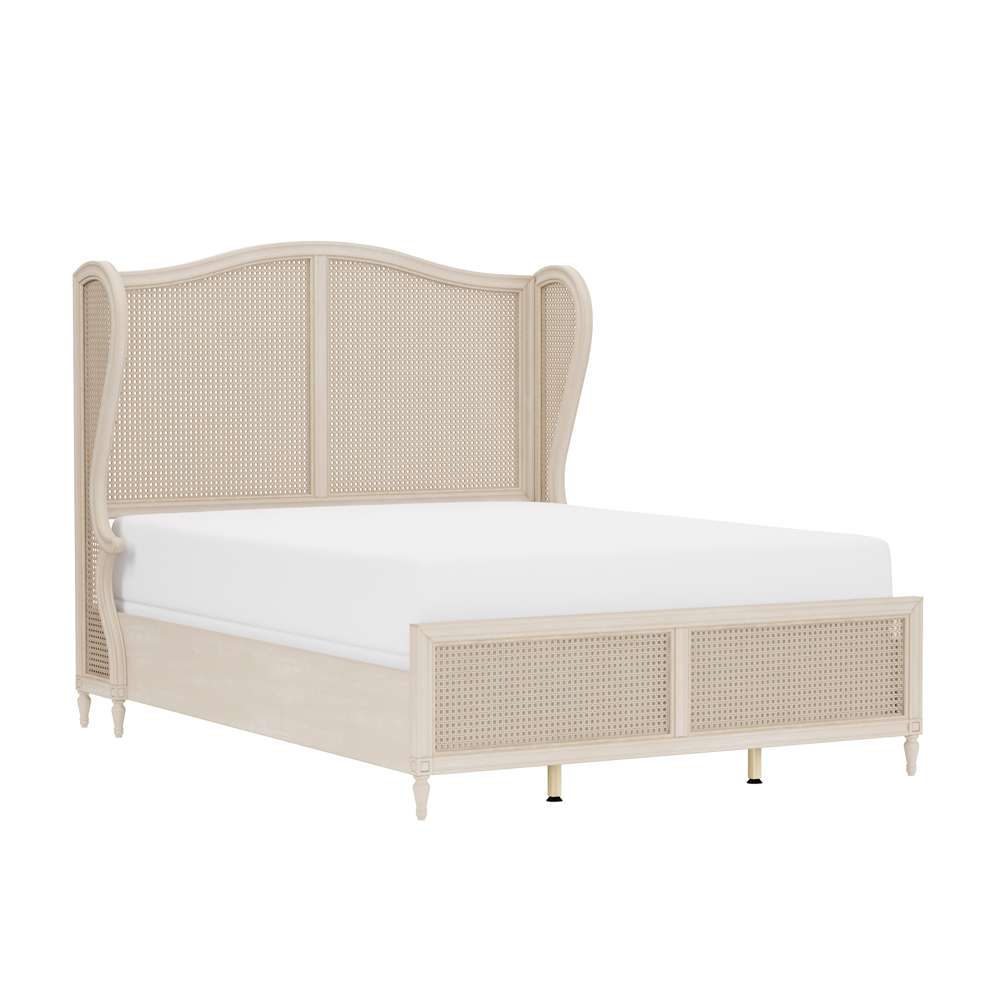 Hillsdale Furniture Sausalito Antique White Queen Bed
