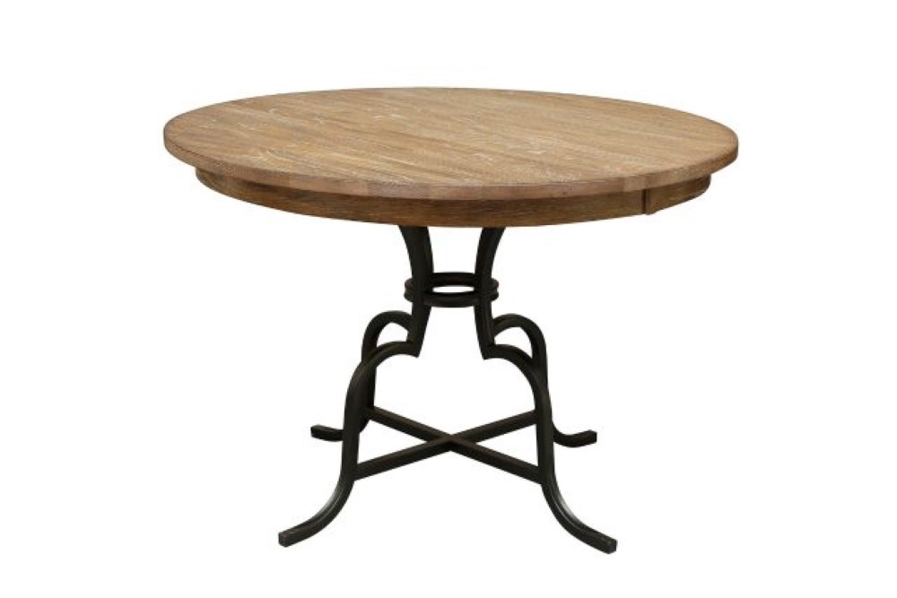 Kincaid Furniture The Nook Brushed, 44 Inch Round Pedestal Dining Table