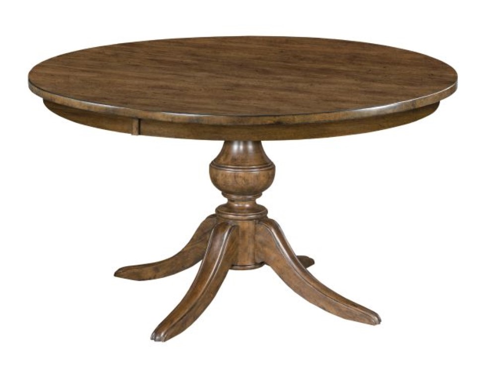 Kincaid Furniture The Nook Hewned, 44 Inch Round Dining Table With Leaf