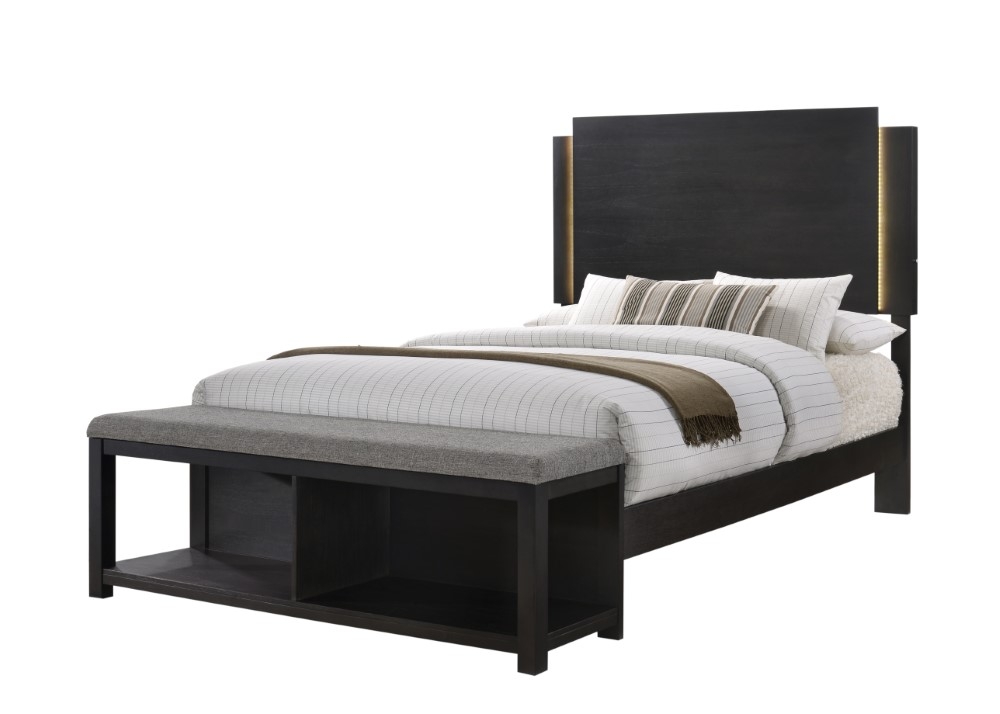 Lane Furniture Burbank King Bed With, Bed Frames With Storage And Seating