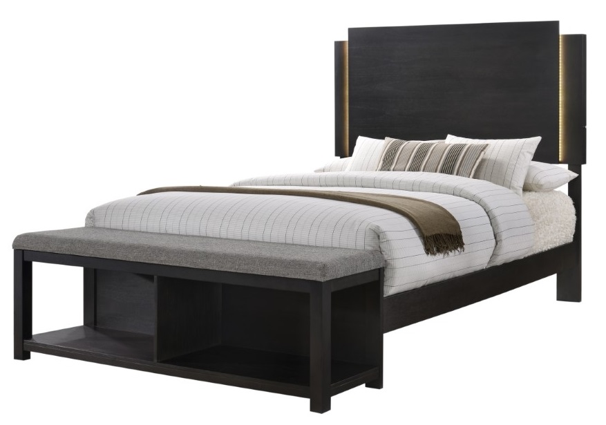 Lane Furniture Burbank Queen Bed With, Bedroom Storage Bench For Queen Bed