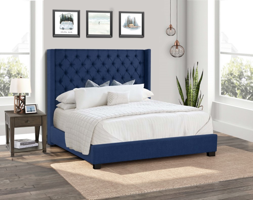 Lane Furniture - Manhattan Navy King Bed - 11053-68-03