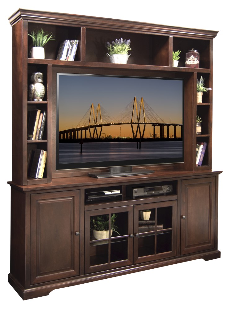 Legends Furniture Brentwood 79" TV Console and Hutch