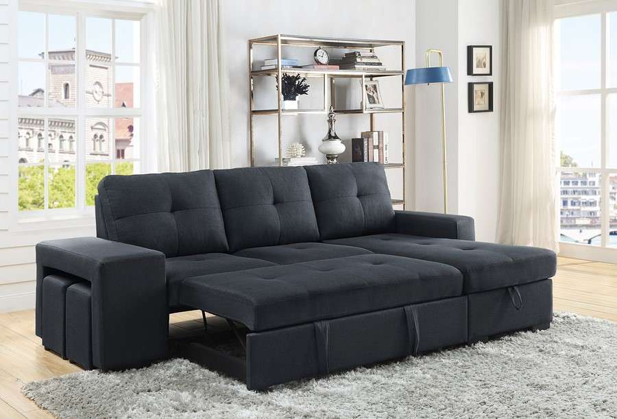 hamilton reversible sectional with sofa bed sams club