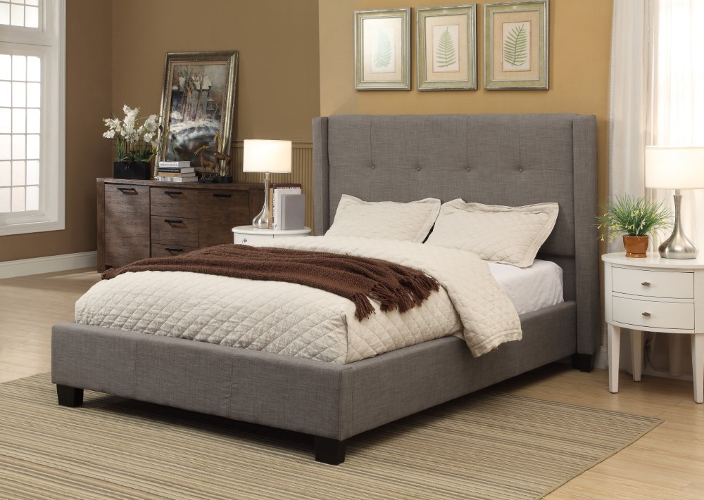 Modus Furniture Madeleine King Size, King Size Wingback Platform Bed