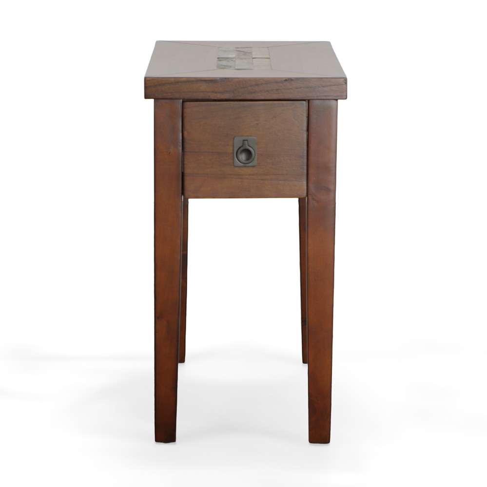 Steve Silver Davenport Chairside End, Chairside End Table With Lamp