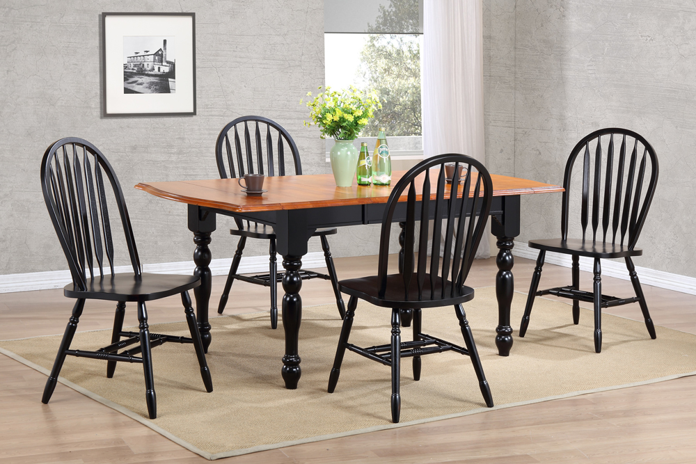 Drop Leaf Extension Dining Table Set, Round Dining Table With Leaf Extension Set