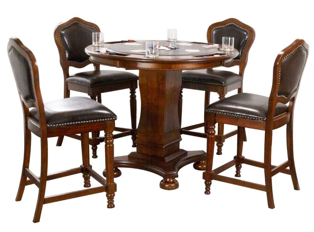 Sunset Trading Bellagio 5 Piece 42, Round Game Table And Chairs