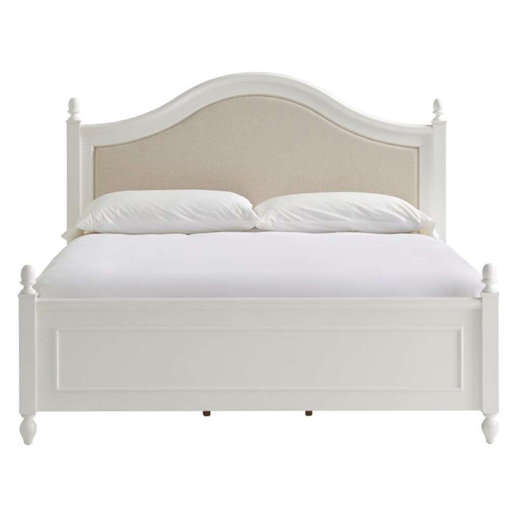 Universal Furniture - Arched Queen Paneled Wood Framed Upholstered Bed