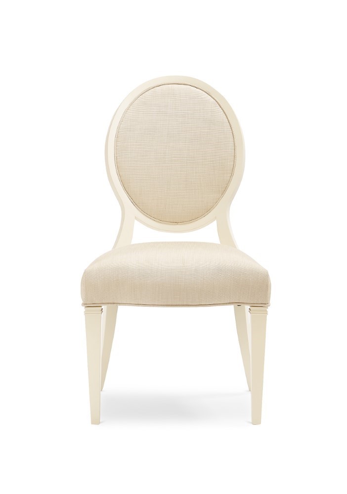 Side Round Back Dining Chair, Caracole Avondale Dining Chairs