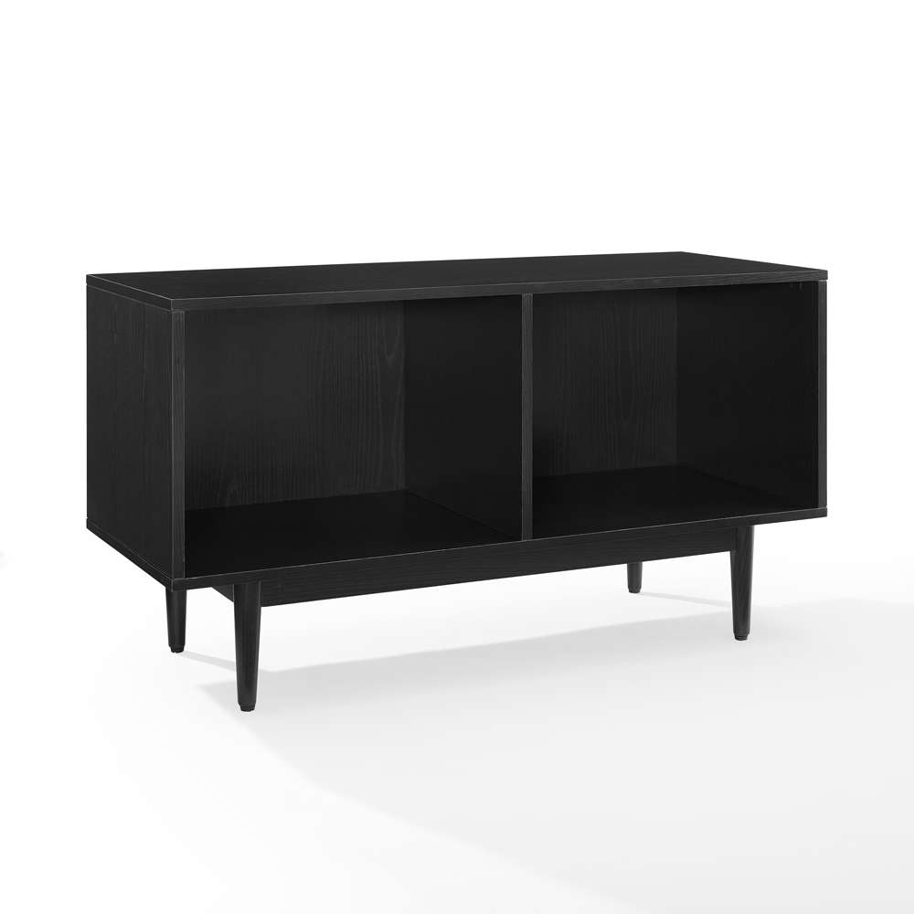 Crosley Furniture - Liam Medium Record Storage Console Cabinet Black -  CF1116-BK