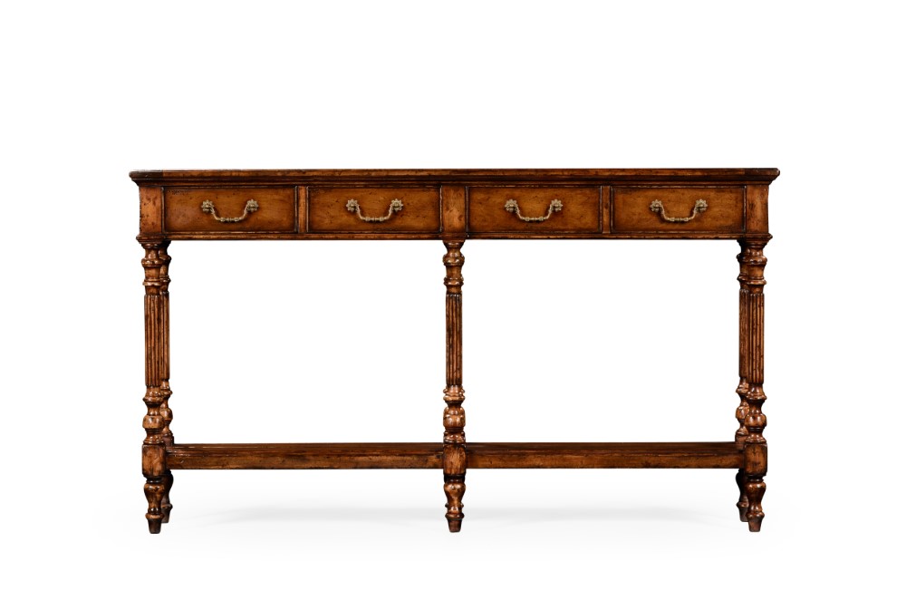 antique walnut hall table