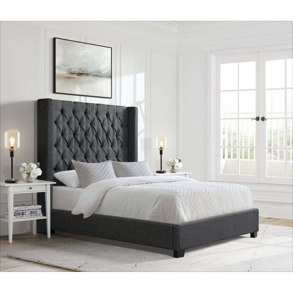 Picket House Furnishings - Arden King Tufted Upholstered Bed in ...