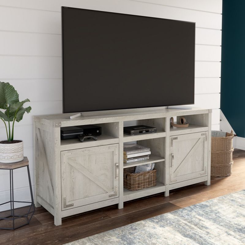 Kathy Ireland Home - Cottage Grove 65W TV Stand in White ...