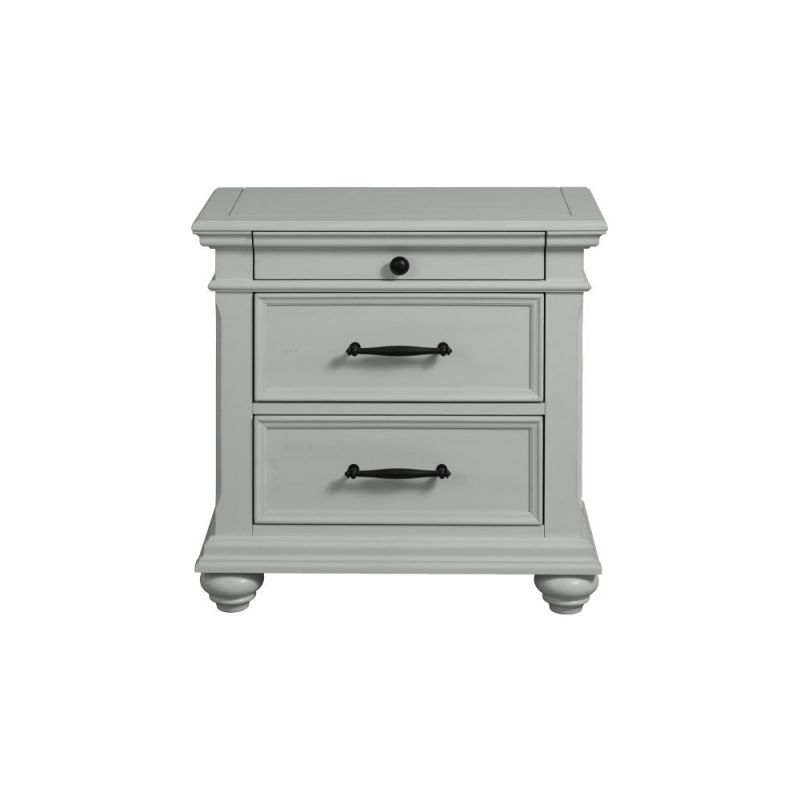 Picket House Furnishings - Brooks 3-Drawer Nightstand with USB Ports in ...