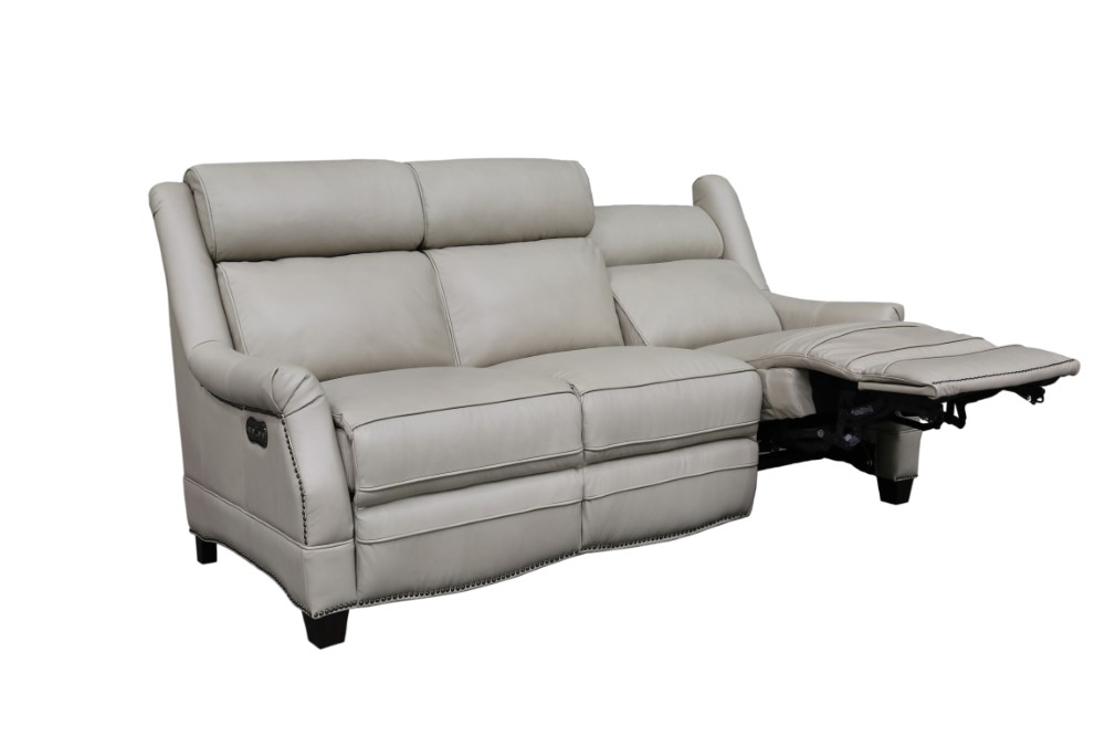 Warrendale Power Reclining Sofa With, Cream Leather Recliner Sofa Set