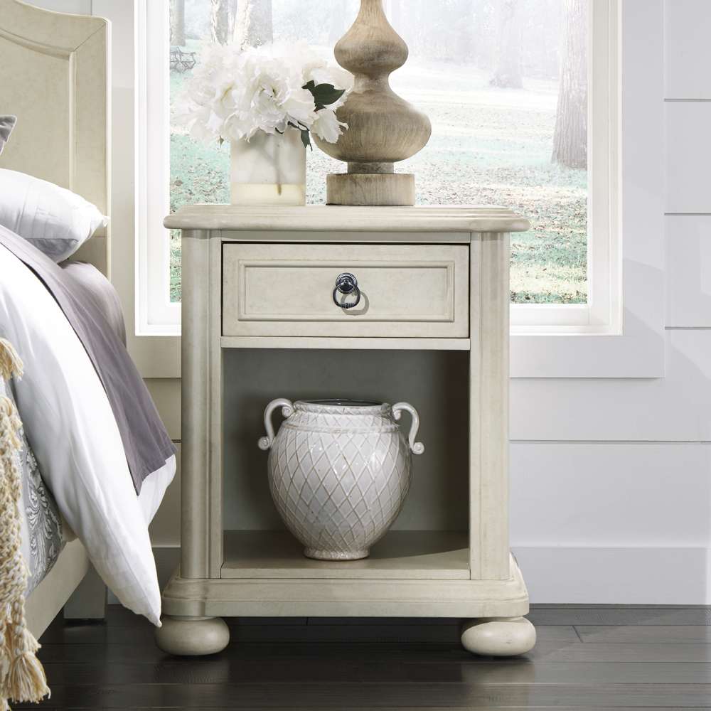 night stand off white