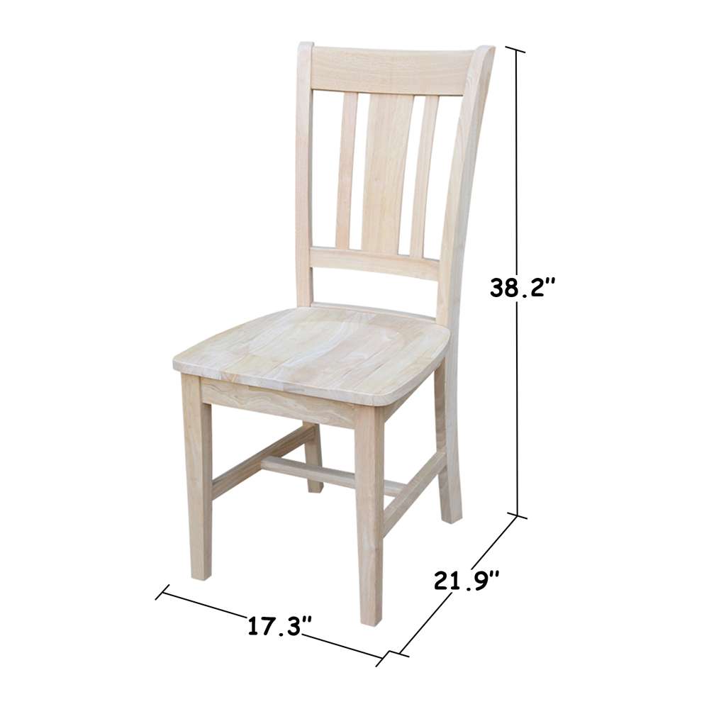 International Concepts - San Remo Slat Back Chair (Set of 2) - C-10P