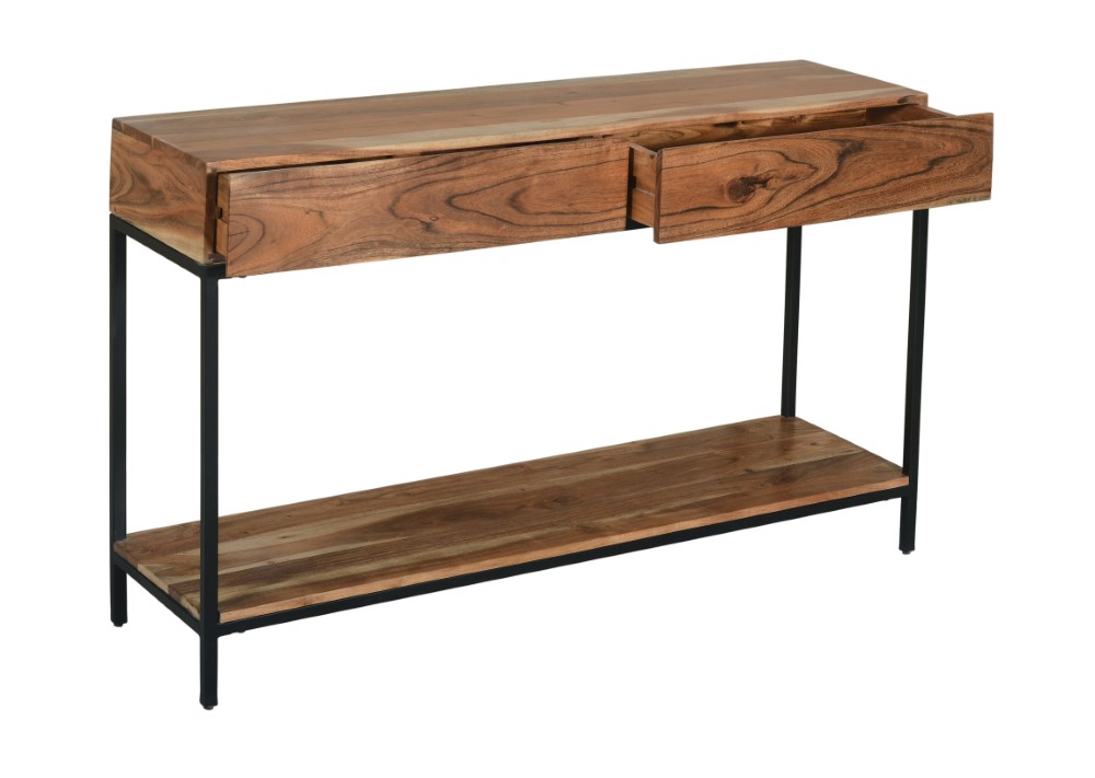 Springdale Two Drawer Console Table In, Springdale Counter Height Bar Stools 2 Pack