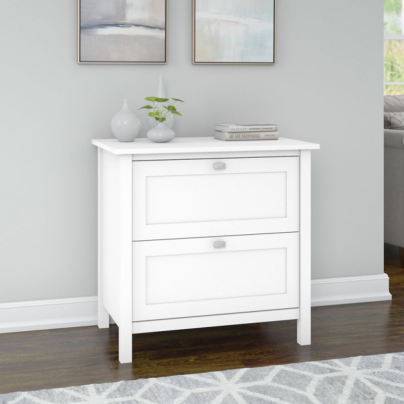 Bush Furniture - Broadview 2 Drawer Lateral File Cabinet in Pure White ...