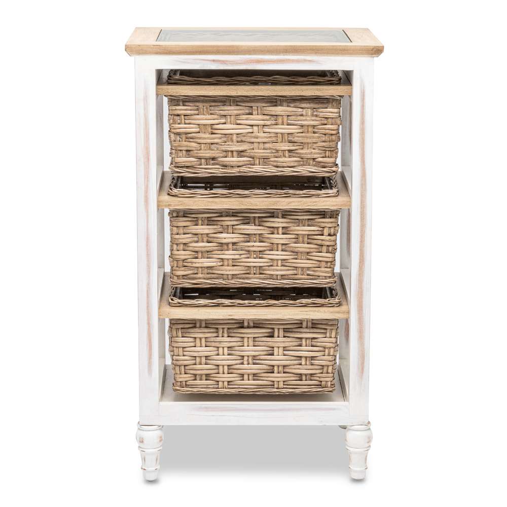 Island Breeze 3-basket Storage Cabinet